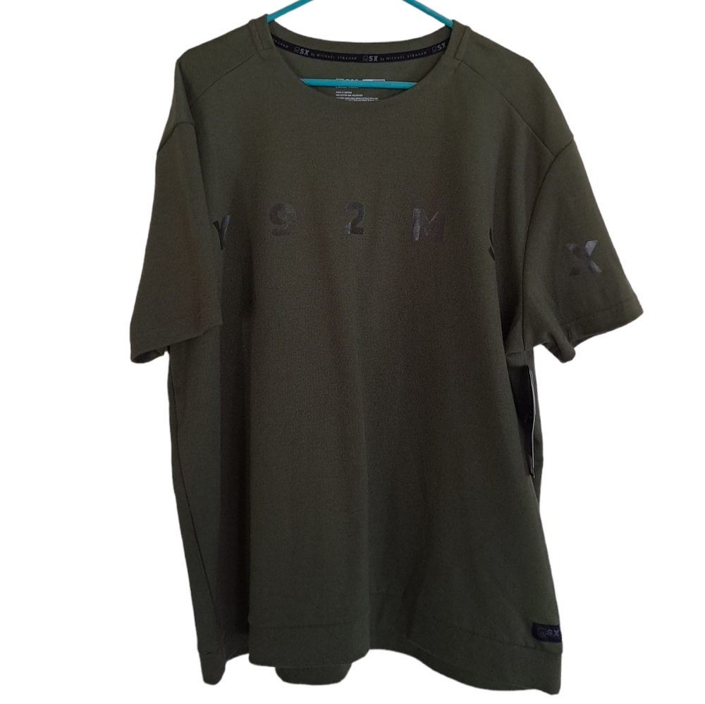 MSX By Michael Strahan Green short sleeve top